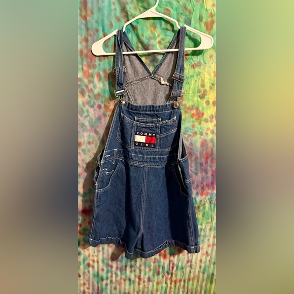 Tommy Hilfiger Blue Denim Overalls - Picture 1 of 1